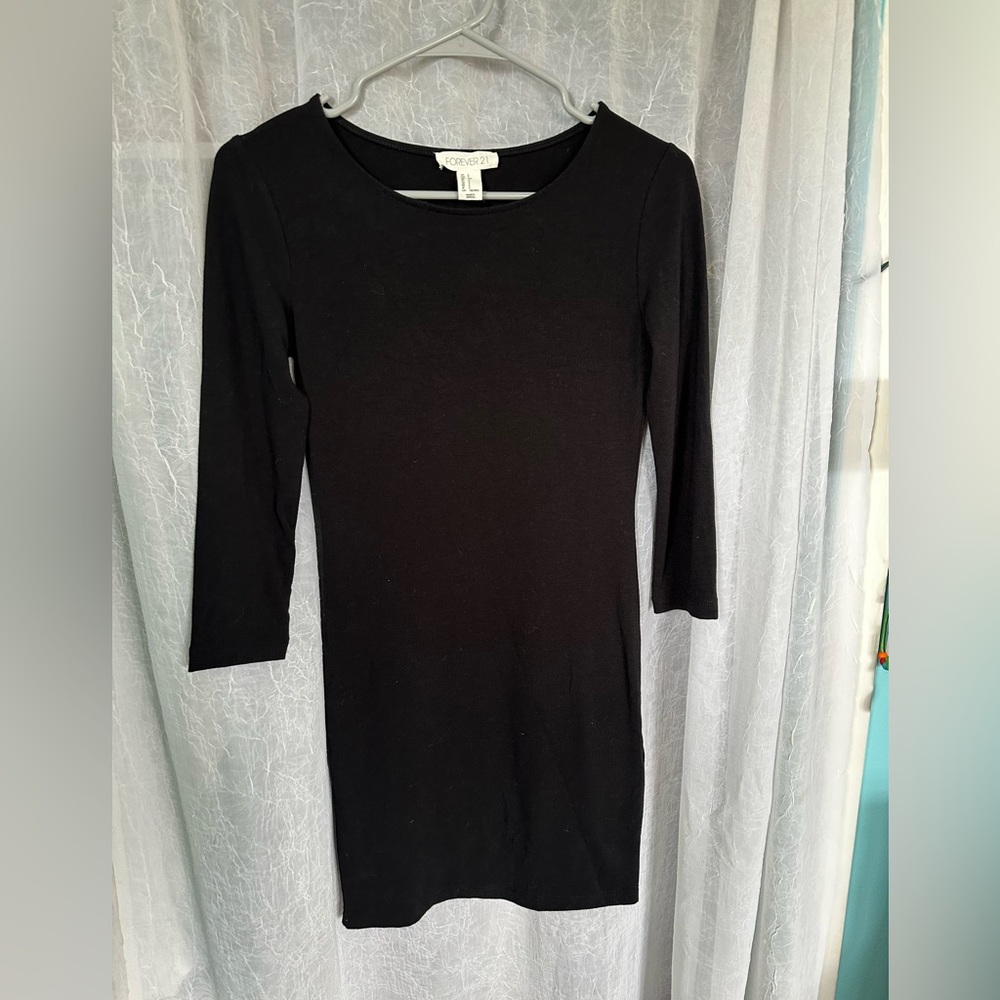 Forever 21 mini dress- size small-black